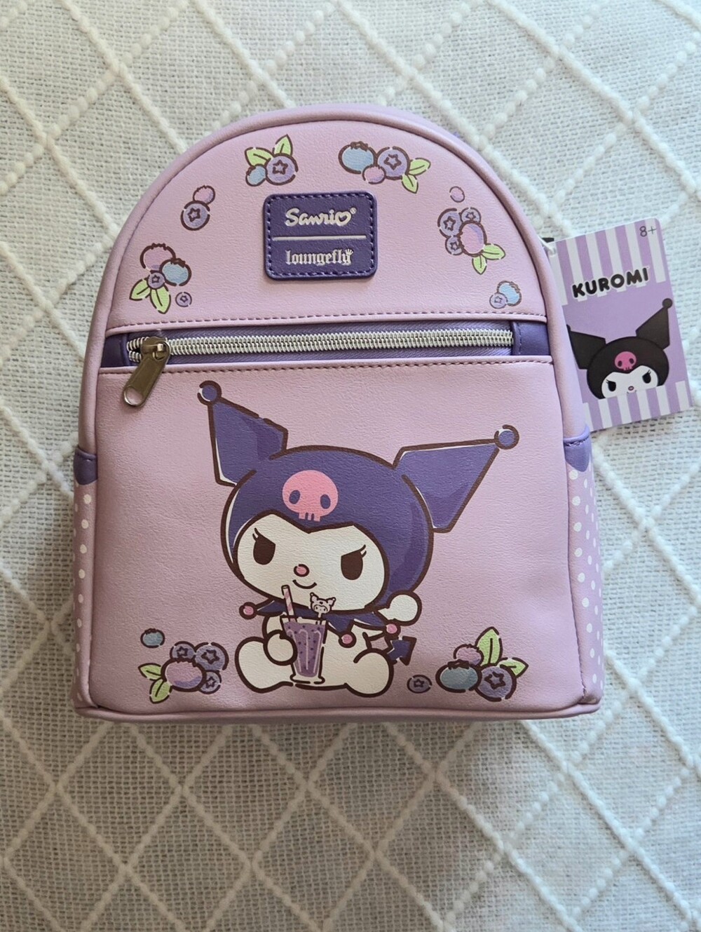 Loungefly Kuromi Blueberries Mini Backpack